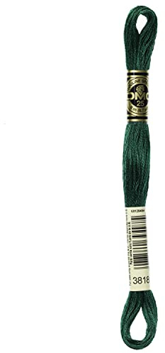 DMC 6-Strand Embroidery Cotton Floss, Ultra Very Dark Emerald Green