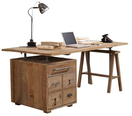 Loberon Schreibtisch Dawson, braun