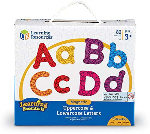Learning Resources Letras magnéticas en mayúsculas y minúsculas