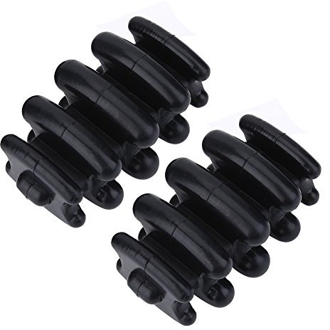Tbest Bogenschießen Zubehör Bogen Stabilisator Dämpfer Schalldämpfer, 2Pcs Gummimischung Bogen Glied Stabilisator Dämpfer Bogenschießen Stoßdämpfer Schwingungsdämpfer Jagd Pfeile Zubehör