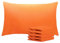 NTBAY 4 Pack 100% Brushed Microfiber Plain Pillowcases, 1800 Super Soft and Cozy, Wrinkle, Fade, Stain Resistant with Envelope Closure Bed Pillow Cases, 50x75 cm, Orange