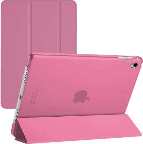 TechDealsUK Smart Case for iPad Pro 10.5 (2017) & Air 3 (2019) A2153, A2123, A2152,A1709, A1701 Magnetic Stand Cover with Automatic Wake/Sleep (Pink)