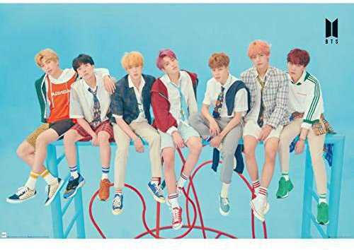 GB eye LP2141 BTS Group Maxi-Poster 61 x 91,5 cm blau