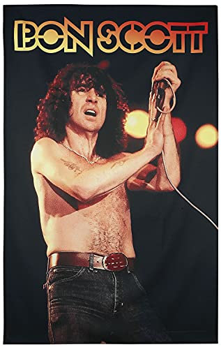 AC/DC Bon Scott Unisex Flagge multicolor 100% Polyester Band-Merch, Bands