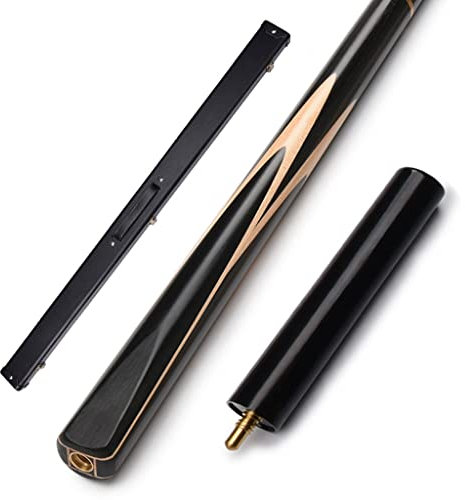 Snooker Queue Billard-Queue-Sticks, 19oz Queue-Sticks 57-Zoll-Billard-Pool-Stick Ergonomisches Design Queues Eschenholz-Pool-Queues, schwarz Geeignet für Männer und Frauen (Size : Package 2)