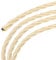sourcing map Cavo elettrico in tessuto intrecciato intrecciato a 3 nuclei, 18 AWG, 3 m, cavo elettrico vintage in tessuto intrecciato per lampade a sospensione fai da te, beige