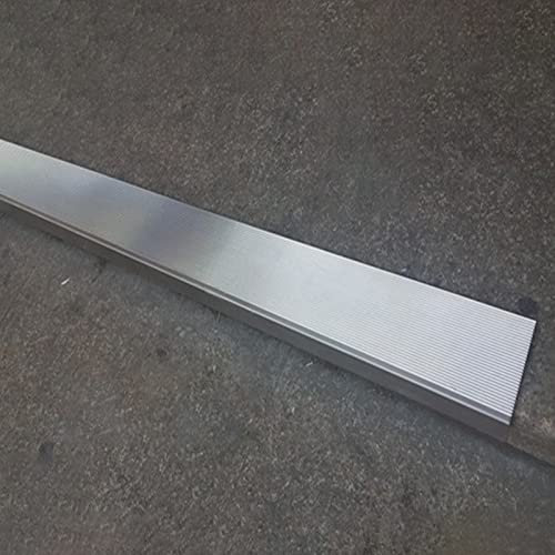 Treppenkantenprofil Antirutsch Treppe Fliesen Treppenkantenleiste, Metall Edelstahl Treppenkantenleiste Für Draußen, Veranda, Terrasse, Deck, Keller, Eingangsbereich Und Altes Haus ( Color : WxH 1.2x1