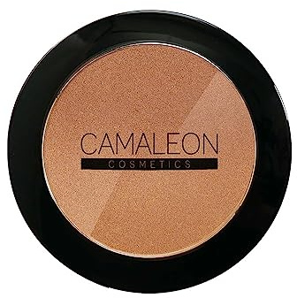 Camaleon Cosmetics - Polvos Bronceadores Sun-Kissed - Textura Ultrafina - Acabado Suave - Tono único - Vegano