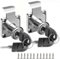 ZiYuya Cam Lock with Key Different, Security Key Locks for Cabinet Cupboard Mailbox Drawer Letter Box Kitchen Cupboard Furniture Locks (Silver-2 Pack)