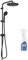 Colonne de douche GROHE Vitalio Start System 250 avec inverseur noir + Nettoyant GrohClean