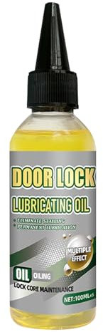 Axfbim Lock Lubricant, 100ml Door Hinge Oil, Eliminates Rattles, Fast Penetration, Anti-Rust, Reduces Friction, Protects Against Rust