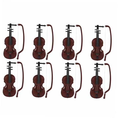Toyvian Winziges Geigenspielzeug Mini-Musikinstrument Geigenornament für Dekorationen