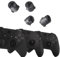 eXtremeRate ABXY Tasten für Xbox Elite Serie 2, Elite Serie 1 Ersatzteile, dreifarbige Aktionstasten für Xbox Serie X/S, für Xbox One S/X Controller, klassisch grau & klar & dunkelgrau