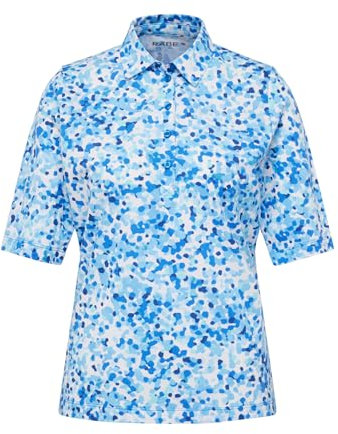 Rabe T-Shirt Gemustert in Hellblau für Damen