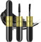 Jeffbaub Mascara Schwarz Wimperntusche Wasserfest, 2 in 1 Wimperntusche Schwarz, Verlängerung&Volumen Eyelash Mascara für Natürlichen Lange Wimpern Not Blooming