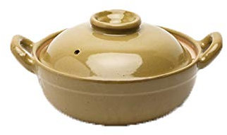 Linmeas-753 Pentola con Coperchio Casseruola Rotonda Resistente al Calore Pentola in Terracotta Pentole in Ceramica con Coperchio Pentola da Cucina for zuppa Porridge stufato e Verdure(Size:100ml)