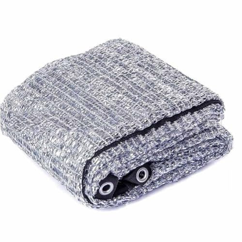Reflektierende Aluminet Sonnenschutz Autoabdeckung Reflektierende Aluminet Schatten Tuch Outdoor Sun Shade Cover 75% Sonne Stoff Netz für Garten Pergola Pools Kipper(Size:4x7.0m/13x23ft)