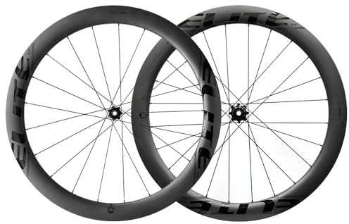 ELITEWHEELS Carbon Laufräder ENT 2.0 Scheibenbremse 700C Carbon Felge Center Lock Rennrad Laufradsatz UCI-Qualität Rennrad-Laufradsatz 50mm Tiefe 28mm