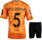 Qycksouth Bjude Real Madrid #5 Kinder Fußball Trikot, Kurzarm Kindertrikot, Limitierte Auflage, Mit Shorts (128)