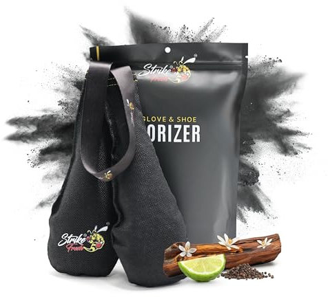 Strike Fresh Boxing Glove & Shoe Deodorizer, Absorbs Moisture, Improves Hygiene & Freshens, Shoe Odour Eliminator & Trainer Freshener, Ideal for All Sports, Perfect Fit (Cologne Scent)