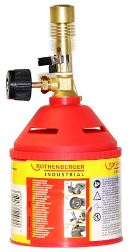 sopomarkt24 Bunsenbrenner Gas Laborbrenner für Schule, Werkstatt & Goldschmiede – Flammentemperatur 900°C, präzise Flammeneinstellung, standsicher, 45g/h Gasverbrauch – Ideal für Laborarbeiten