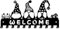 SUPERDANT Porte Clef Mural Gnomes Bienvenue Décoratif 11 Crochets Accroche Clef Mural Organisateur Porte Clé Mural Crochets Nain Décor de Cuisine Range Clef Mural 25x11.5cm