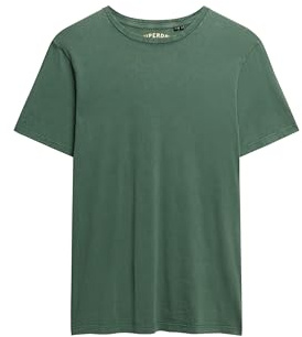Superdry Herren Classic Essential T-Shirt Verwaschenes Juwelengrün XL