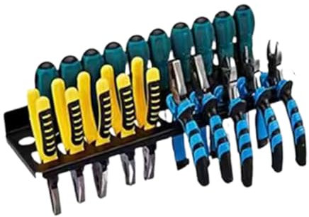 Magnetic Screwdriver Holder | Space-Saving Wall-Mounted Tool Organizer | Heavy-Duty Quick-access Anti-Slip Rust-Proof Garage Storage Organization For Garage, Workshop