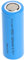 AkkuCell Batterie de rechange, li-ion 18500, 3,6-3,7 V, batterie de rechange avec 1500 mAh, pôle positif plat, 48,9 x 18,3 mm