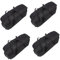 Mipcase 4 Pièces de Rangement pour Barbecue à Outils pour Plaque chauffante de Rangement pour ustensiles de Gril à Outils pour Barbecue Porte-Outils Black