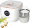 Mini Rice Cooker, 3L Non-Stick Pot with Steamer Basket, 5-in-1 Multi-Cooker, 24h Delay Timer & 8h Keep Warm, Compact Electric Cooker for 1-4 People, BPA-Free
