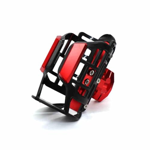 Motorcycle Cup Holder for Yamaha BT 1100 Bulldog 2002-2006, 360° Rotatable Drink Holder, Durable Easy Installation, Fits 15–33mm Handlebars, Motorcycle Accessories,E Red