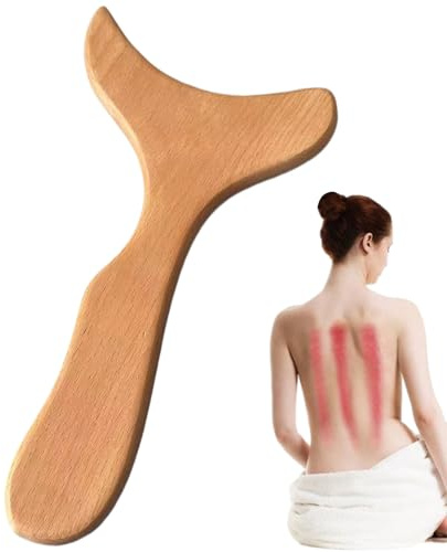 Holz Kopfhautmassagegerät Entspannende Körper Stresslinderung | Tragbar Naturholz Körpermassagegerät Schönheits- Und Körperpflegezubehör