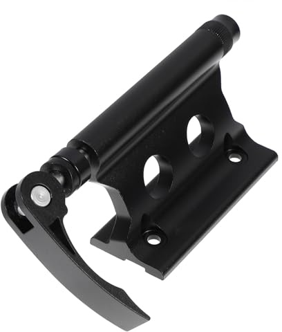 Toddmomy Quick Release Bike Rack Bike Fork Lock Fork Fixor Aluminium Alloy Black Stable Installation for Bicycle Indoor Display Transportation
