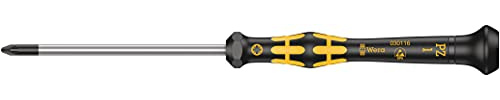 Wera 1555 ESD PZ Kraftform Micro Kreuzschlitz-Schraubendreher, PZ 1 x 80 mm, 05030116001