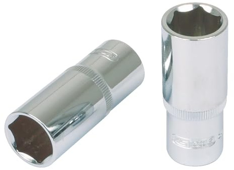 KS Tools 918.14245 1/4 CHROMEplus Sechskant-Stecknuss, lang, 4,5mm
