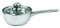 Sabichi 16Cm 1ltr Stainless Steel Essential Saucepan with Glass Lid Pan 93738, Silver, 31.6x15x8.4 cm