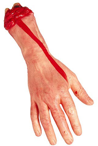 W WIDMANN MILANO Party Fashion 81605 - Abgehackte Hand, in Lebensgröße, Dekoration, Halloween, Horror