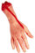 W WIDMANN MILANO Party Fashion 81605 - Abgehackte Hand, in Lebensgröße, Dekoration, Halloween, Horror