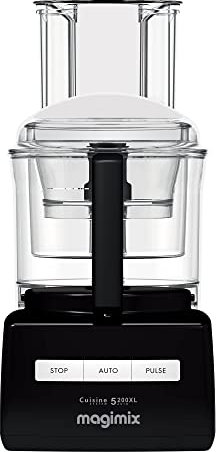 Magimix 5200XL Food Processor | 3.7L BPA-Free Bowl | Quiet & Powerful Motor | Multifunctional 7 in 1 Solution | Black | 18584