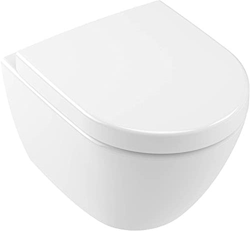 Villeroy & Boch Subway 2.0 Compact WC suspendu à fond creux sans bride 35.5x48cm ceramic+ blanc