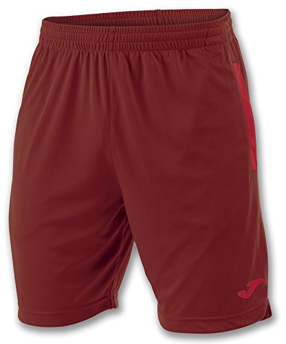 Joma - Athletic Short for Men Miami - S - Dry Fit with Drawstring and Pocket - Red