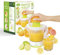 Quest Nutri-Q 34210 Quick Press Electric Citrus Juicer / 2 Different Cone Sizes / 1.2L Jug/Adjustable Pulp Strainer/Dual Direction Juicing/Low Noise/Dishwasher Safe Parts