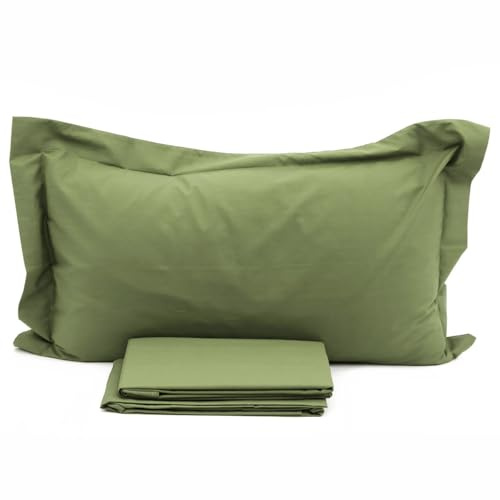 Mirabello Louisiana-Bettwäsche-Set für Doppelbett, Grün