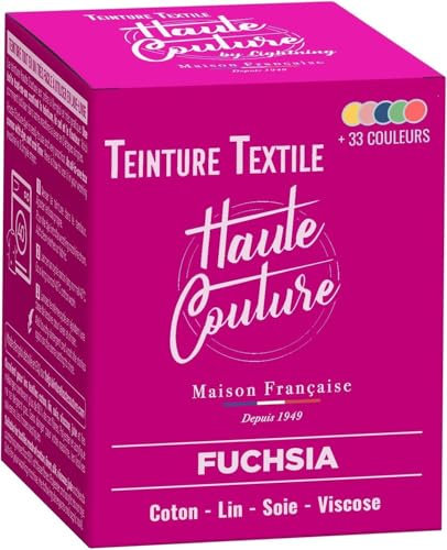 Teinture Textile - Haute Couture - 33 Couleurs - Tout-en-un - 350g - Vêtements et Tissus - Fuschia