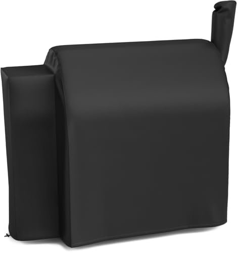 NUPICK Cubierta para Parrilla Traeger Serie 780/34, diseño de Cremallera, Resistente e Impermeable, Cubierta de pellets para Parrillas Traeger Texas Pro 34