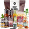 Gepp's Feinkost Chef am Grill Geschenkkorb für Männer I Köstliches Grill-Geschenk mit Grillsaucen, Whiskey Senf, Chili-Öl, Black Lava Salz, Gourmet Pfeffer & Grissini