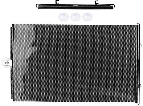 Pare-Soleil De Voiture, Rideau De Pare-Soleil Rétractable Automatique,avec Ventouses,Rideau De Voiture Rétractable écran Solaire, pour Véhicule