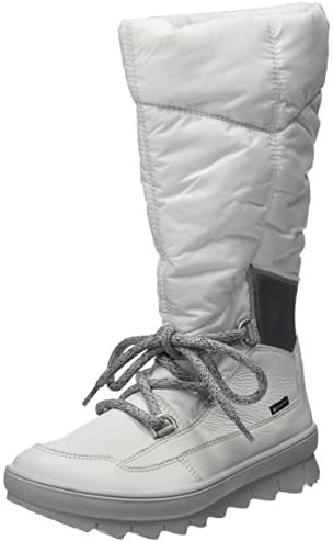 Legero Novara Gore-Tex-Imbottitura Calda, Stivali ad Altezza Ginocchio Donna, Bianco, 40 EU
