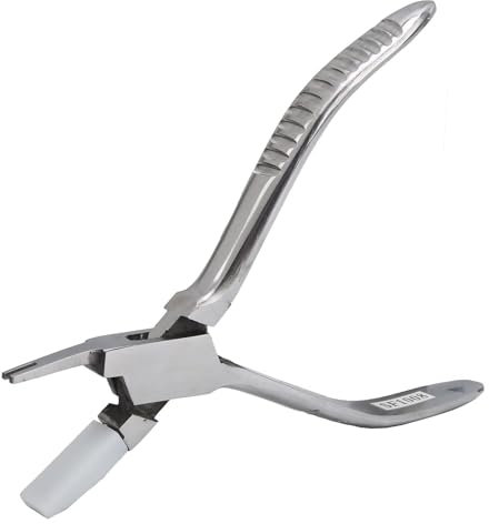 Saxophon Reparatur Zange, 14,5 cm/5,7 Zoll Federzange Nadelentferner Zange aus rostfreiem Stahl Musikinstrument Reparaturwerkzeug für Flöte Klarinette Saxophon, für Musiker Wartung Instrumenten